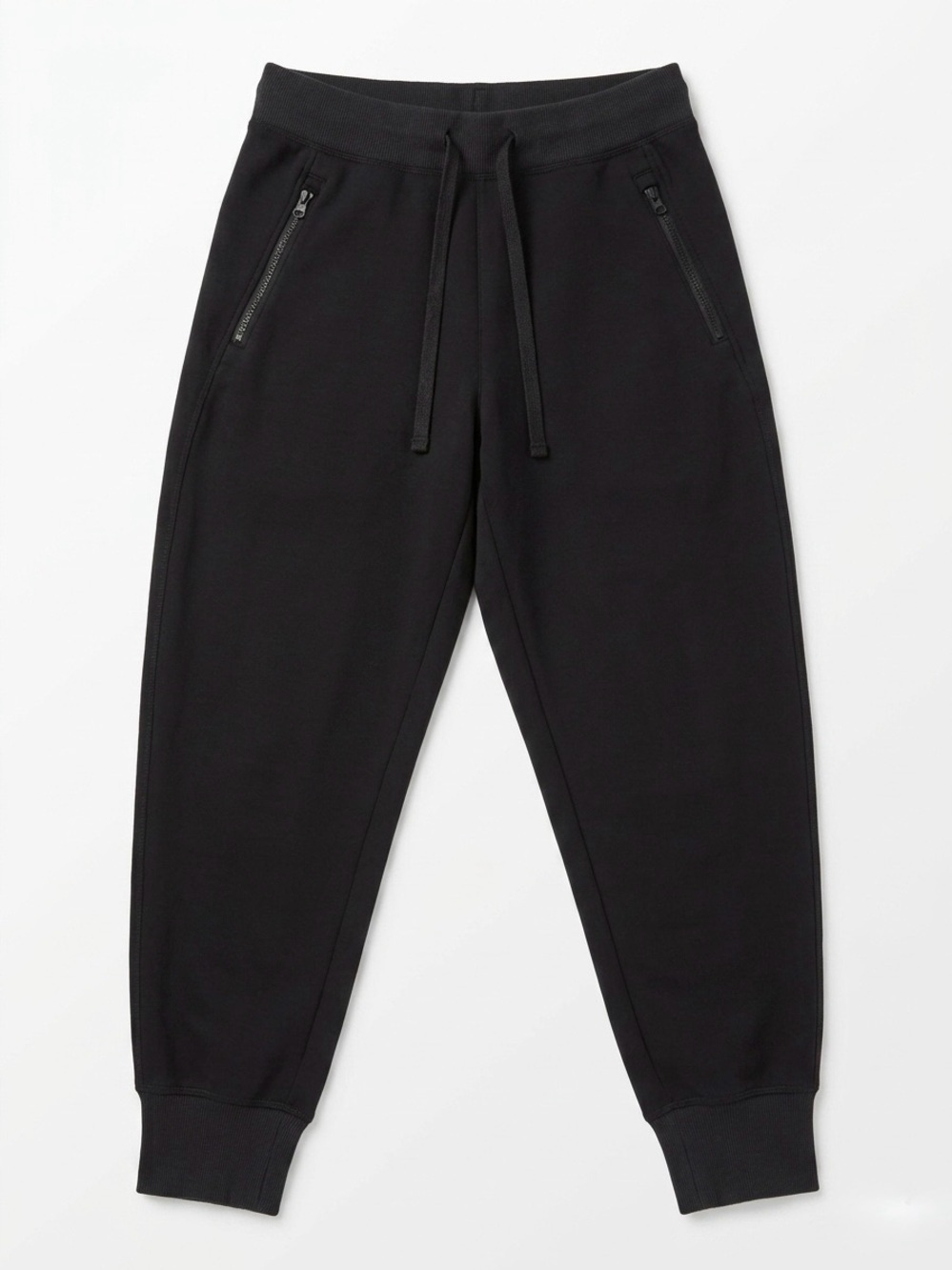 Kirkland Signature Women's Black Active Joggers Zipper Pockets
